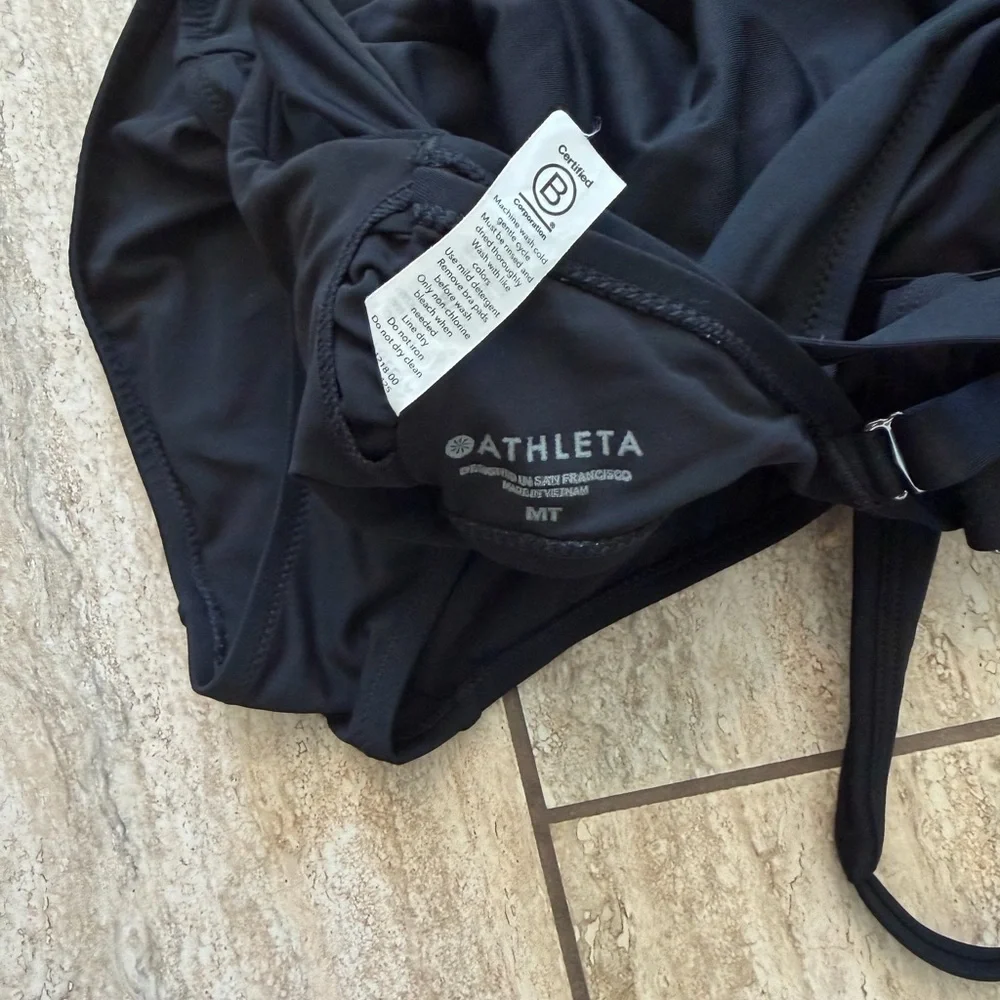 Athleta MT Black Women's Swimsuit - Picture 3 of 3